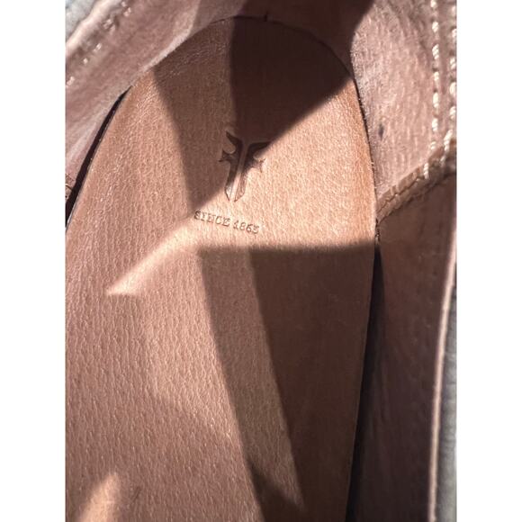 Frye Melanie Slip On Shoes Women’s Size 9 Gray Leather Casual Flats Comfort - Picture 6 of 8